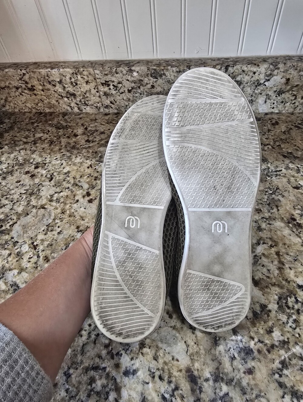 Mahabis Mesh Solar Slippers Slip On Flats Khaki Green Womens 7.5 Water - Picture 7 of 7